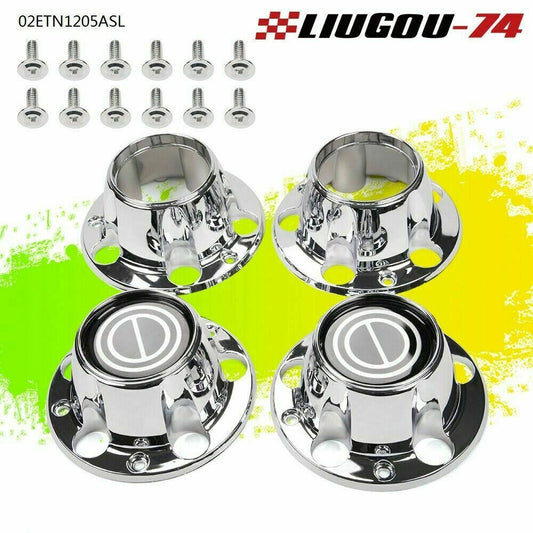 Fits 1980 - 96 BRONCO for F150 Van Wheel Hub 4x4 Center Cap Set with 2 Open - v