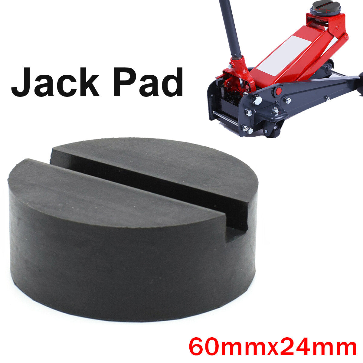 1X Trolley Jack Rubber Pad Pinch Weld Floor Jacking Lifting Puck Classic Adapter