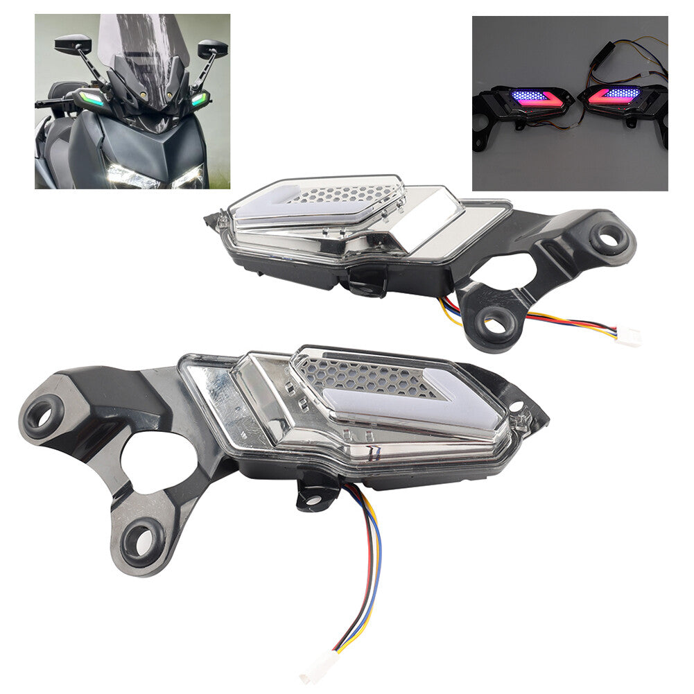 Front Turn Signal Light Indicator Lamp Blue Light for Yamaha XMAX 300 2023-2024 Q