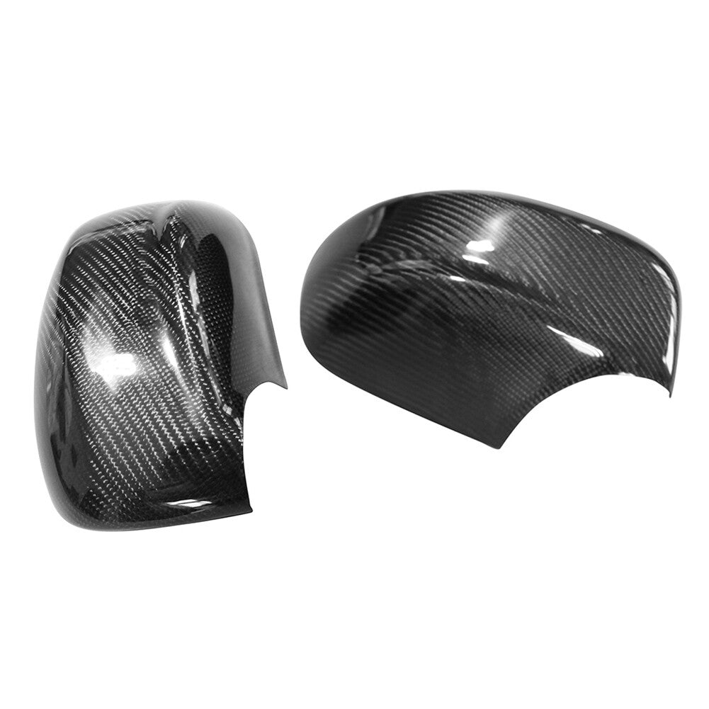 Car Side Mirror Cover Cap for Nissan GT-R R35 2008-2020 Carbon Fiber Black 2pcs Q