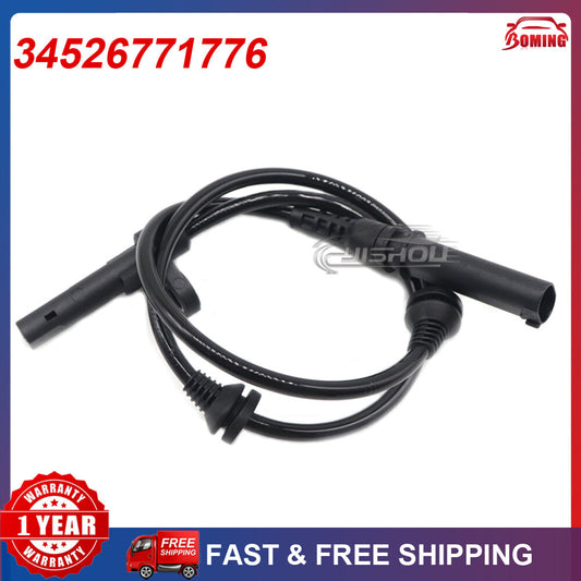 New front and left/right ABS wheel speed sensors (34526771776) for BMW X5 and X6 (07-19).