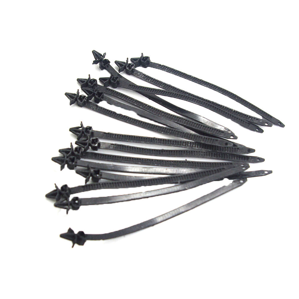 40Pcs Ties Releasable Nylon Cable Strap Push Mount Wire 7mm Hole for Mazda for Honda
