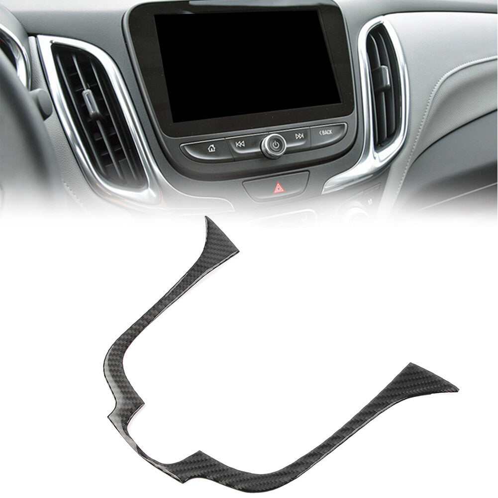 Central Console Navigation Frame Cover for Chevrolet Equinox 2017-2022 Carbon