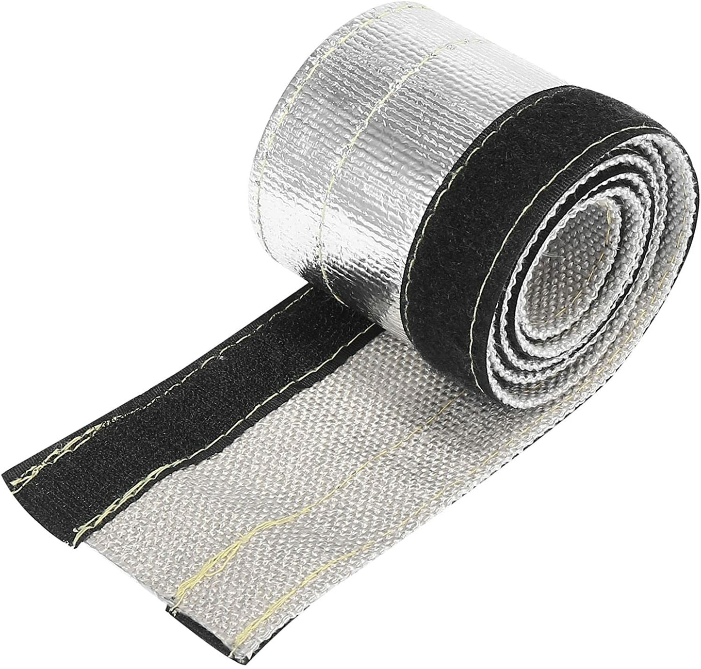 Automotive heat shield 3/4 inch - 10 ft aluminum alloy sleeve with insulating cover for fuel line