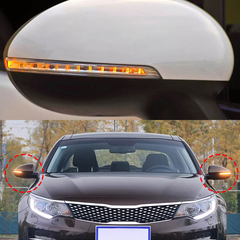1x Mirror LED Turn Signal Indicator Light Right Passenger for Kia Rio 2012-2017