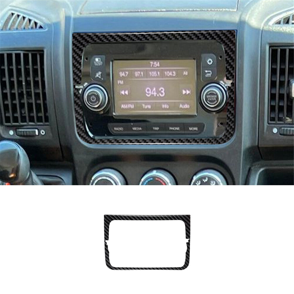Red Carbon Fiber Front Door Side Panel Cover Trim for Dodge for Ram 1500 2009-2012 v
