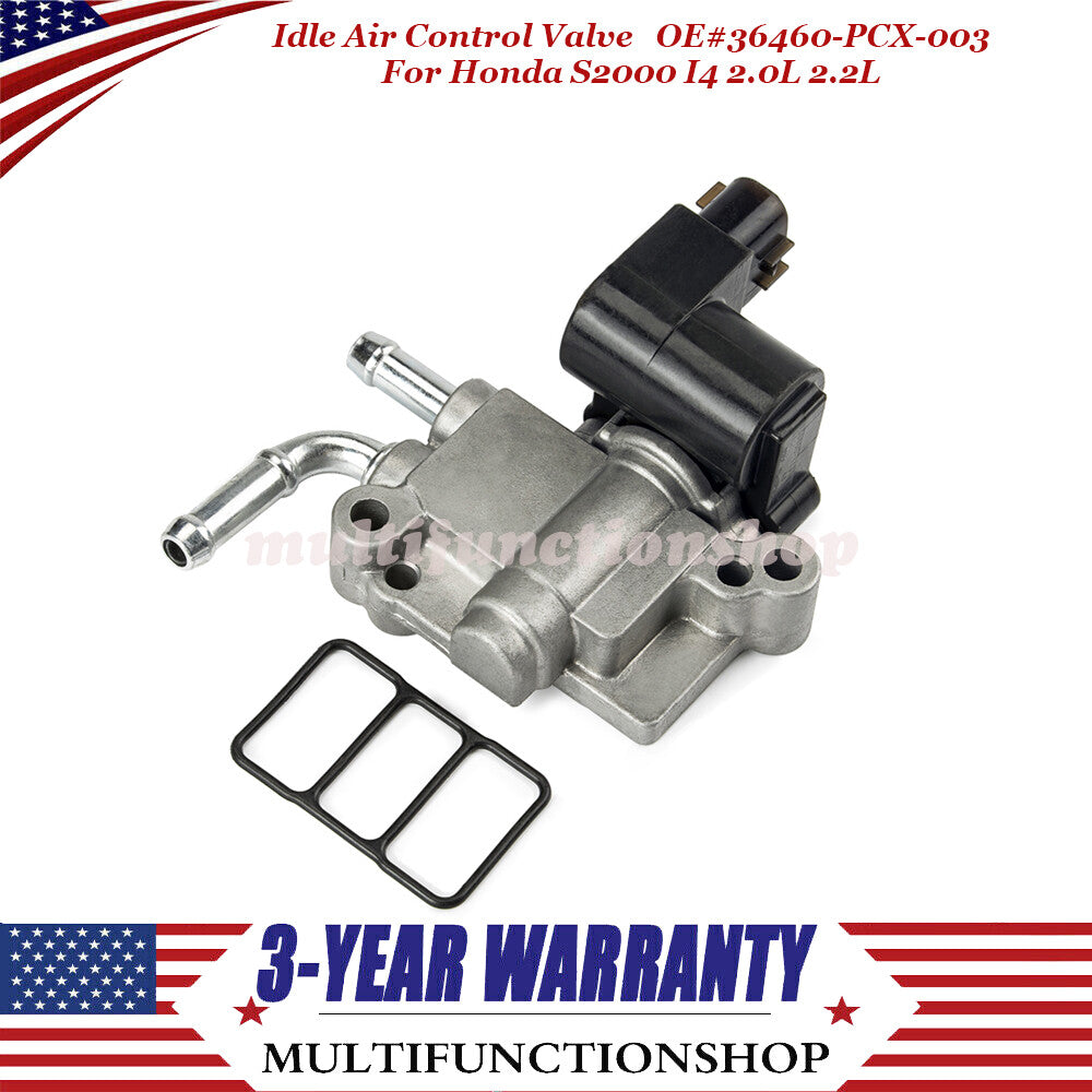 36460-PCX-003 Idle Air Control Valve for Honda S2000 I4 2.0L 2.2L 2000-2009 NEW
