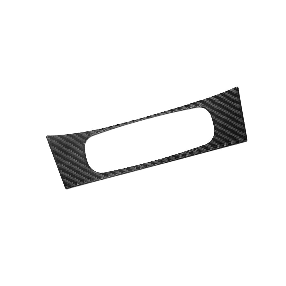 Red Carbon Fiber Watercup Holder Panel Trim Cover for Honda Accord Sedan 2003-07 v