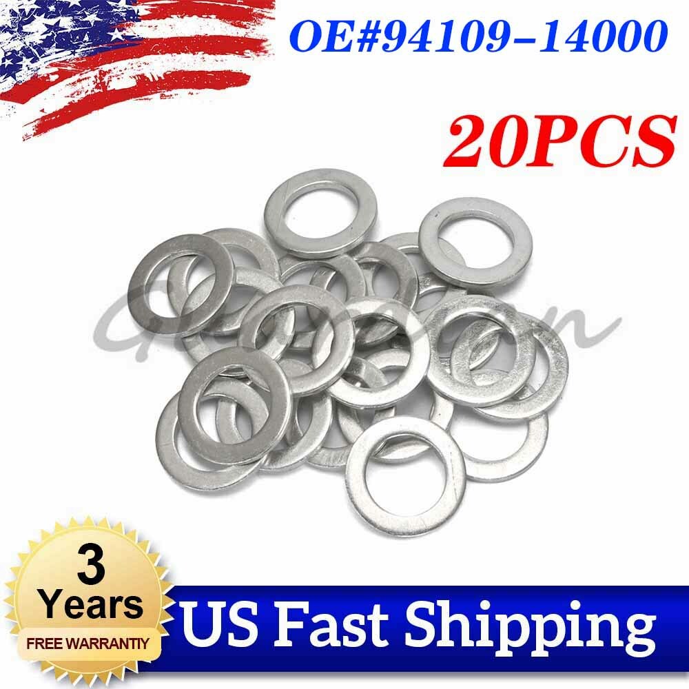 20PCS Oil Drain Plug Crush Washer Gasket 94109-14000 for HONDA for CIVIC CR-V for ACURA
