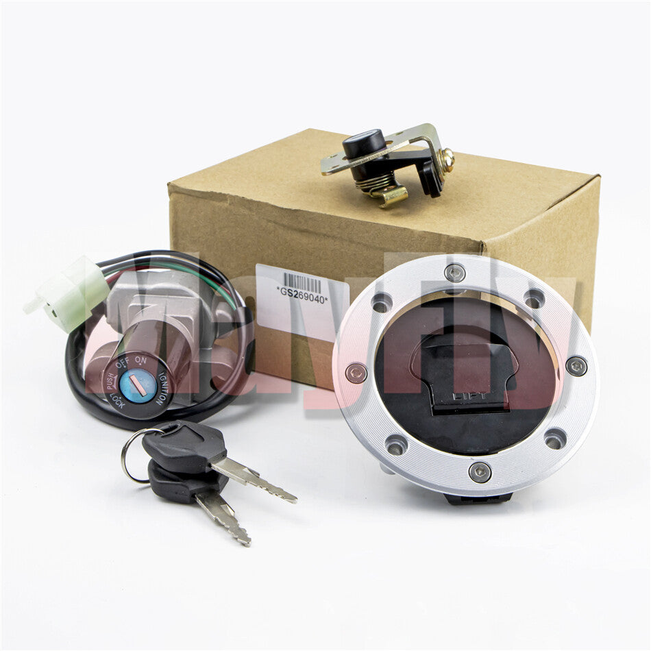 Fit For VX800 RF400 RF600 RF900 Ignition Switch Lock Fuel Gas Cap Cover Key for Seat
