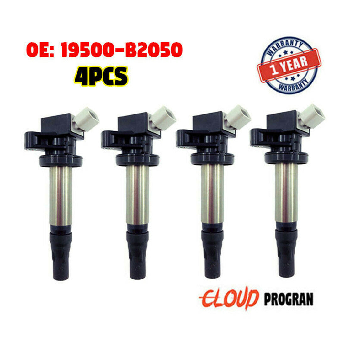 for Daihatsu Tanto L375S New Ignition Coil 19500-B2050 (4pcs) n