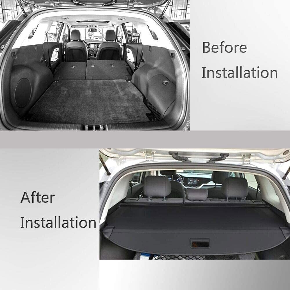 for Kia Niro 2017-2022 Car Retractable Cargo Cover Luggage Security Shade Shield
