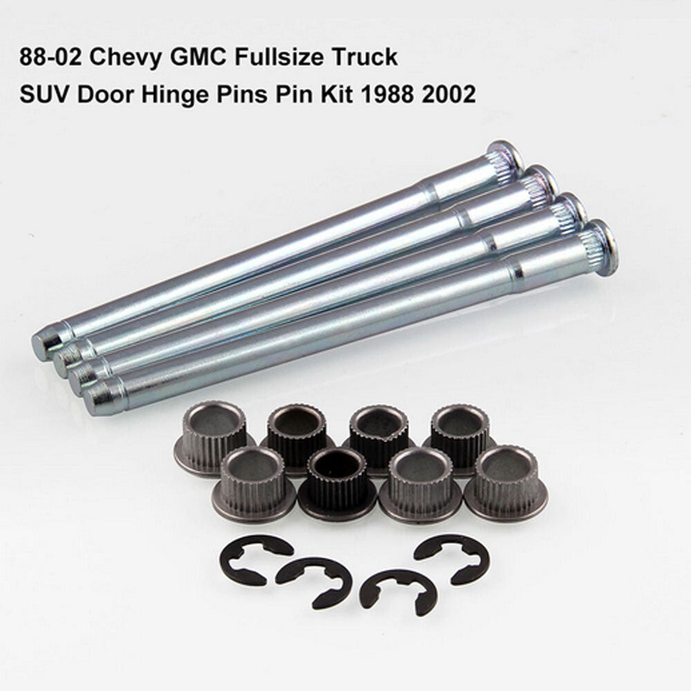 For 1988-2002 Chevy for GMC Fullsize Truck for SUV Door Hinge Pins Pin Kit 2 DOOR Q