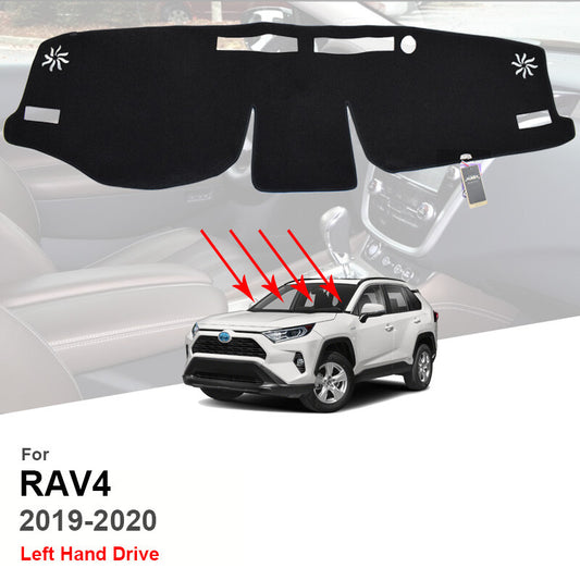 fits for 2019-2024 2023 for TOYOTA RAV4 XA50 DASH COVER MAT DASHBOARD PAD / BLACK Q