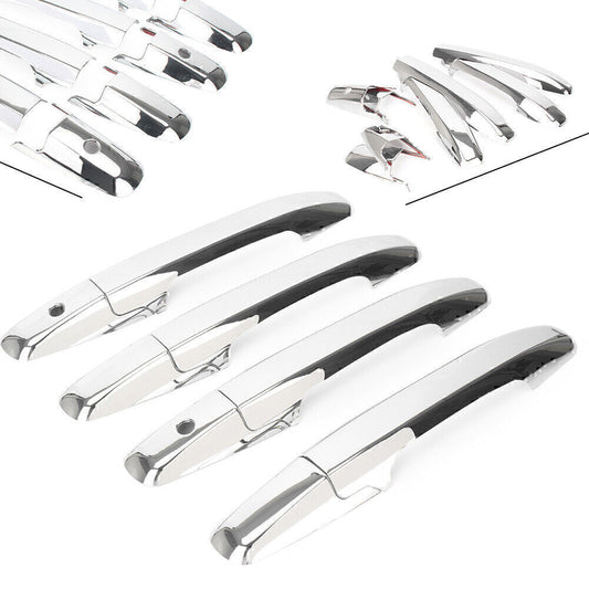 Door Handle Cover Trim Molding Fit for Honda for Civic 2006-2011 Pilot 2009-2015 Chrome Q