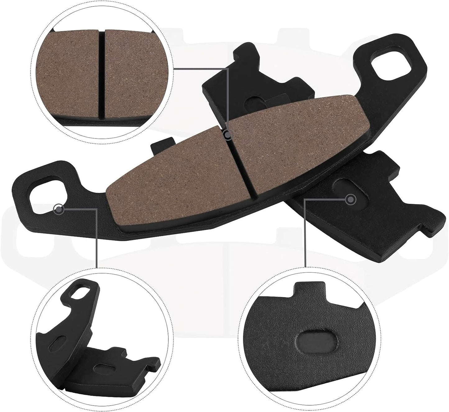 Front Brake Pads for Kawasaki GPZ 600 kle500 a kle500b 1991-2000 2001 2002 2003