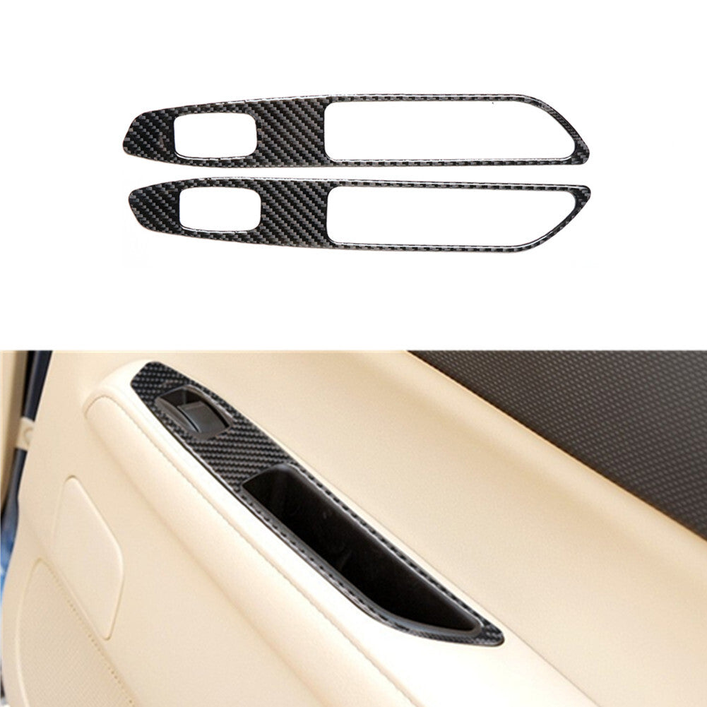Red Carbon Fiber Central Vent Outlet Cover Trim For X5 E70 X6 E71 2011-2013 v