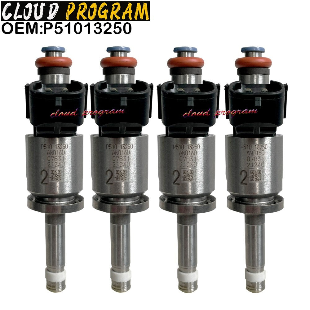 4PCS Fuel Injector P510-13-250for for Mazda mx-5 cx-3 for Mazda 3 201620172018 P51013250 v