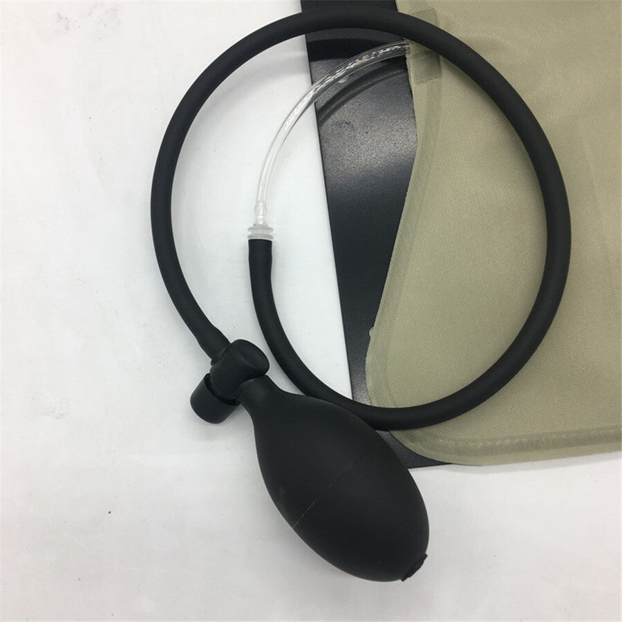 Car Built-in Air Pressure Lumbar Support Manual Inflation Comfortable Accessory