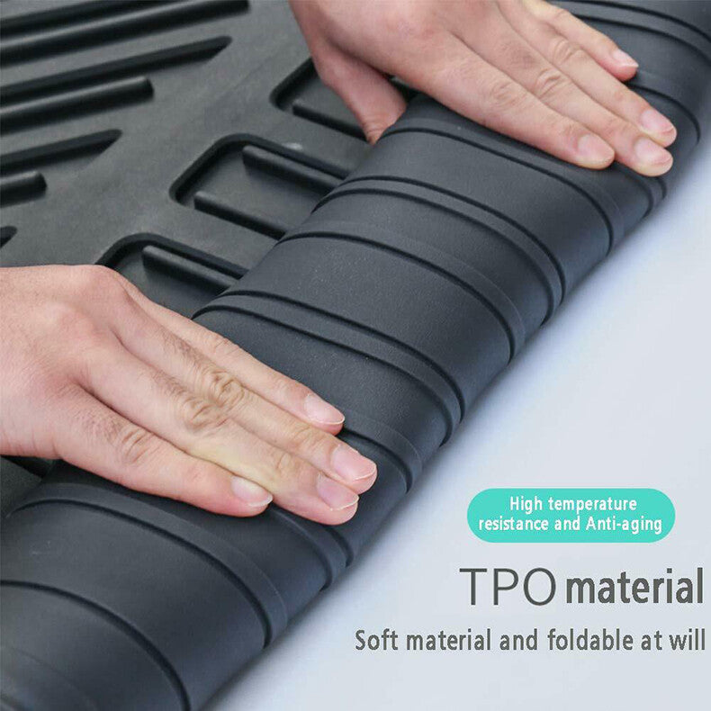 for Hyundai Sonata 2015-2019 Car Cargo Liner Trunk Floor Mat TPO Waterproof Pad Q