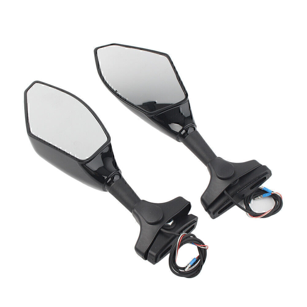 Rearview Mirror With LED Turn Signal fit for Honda for Yamaha for Suzuki Motorcycle Q