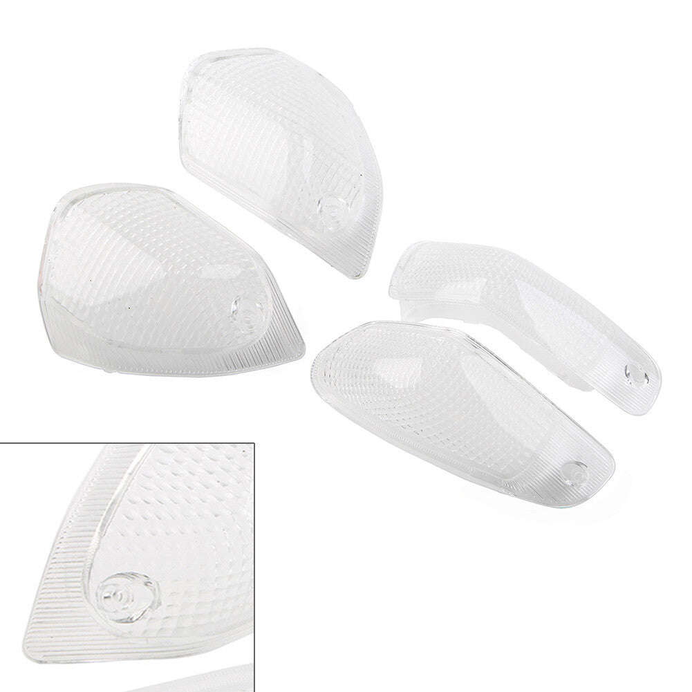 Front Rear Turn Signals Lens for KAWASAKI ZZR400 1993-2003 ZZR 600 1993-08 Clear