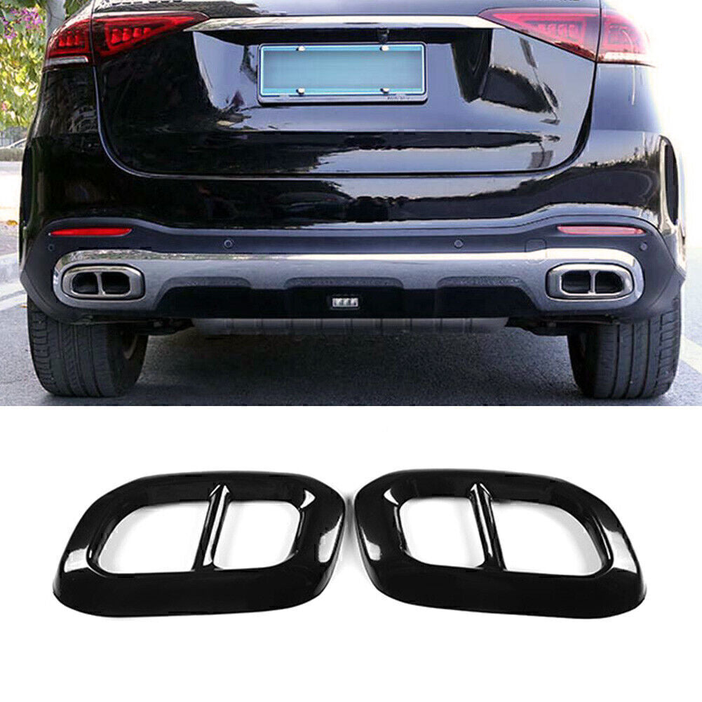 Exhaust Muffler Pipe Tip Tailpipe Cover Fit for Benz GLC GLE GLS X253 W167 2020-2022 Q