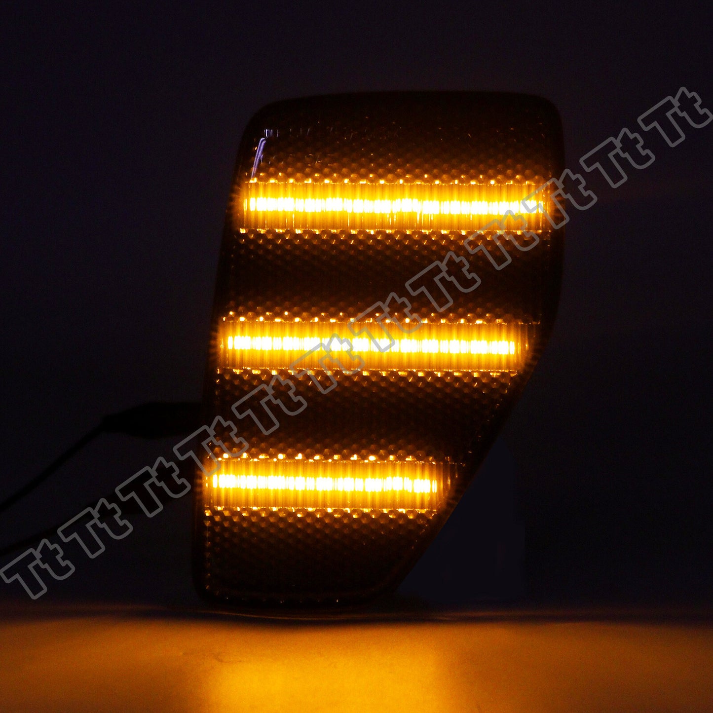 Suitable for 06-10 for Hummer H3/09-10 H3T LED front fender side marker lights (smoke-proof, 2x)