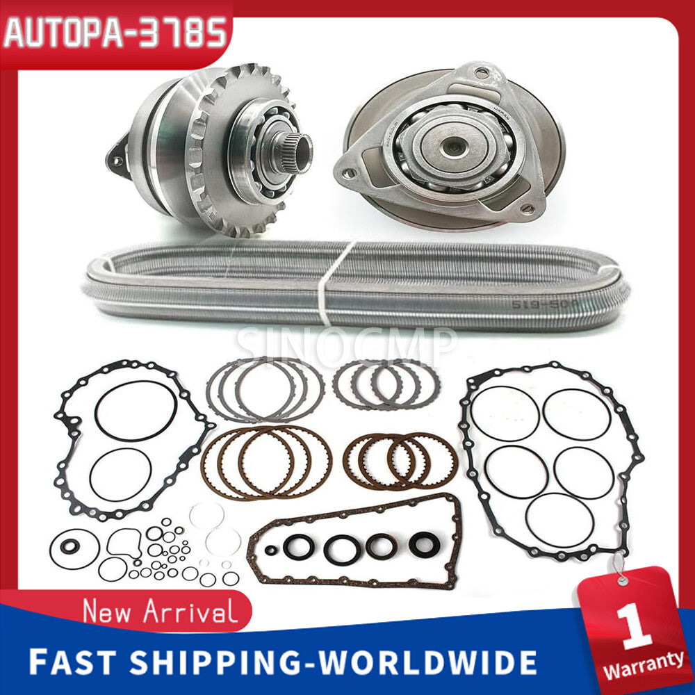 RE0F10A JF011E Transmission Full Set Pulley With Belt Rebuild Kit for NISSAN