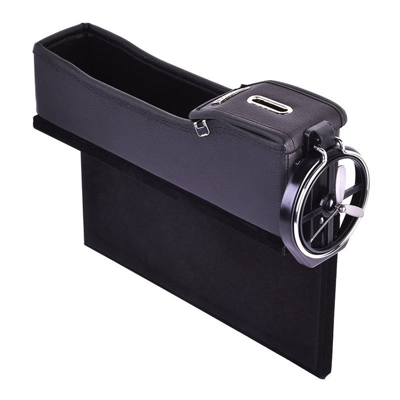 Car Right for Seat Storage Box Cup Holder Storage Catcher Gap Filler Coin Collector