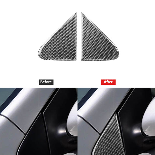 Carbon Fiber Rear Air Vent Outlet Trim for Land Cruiser Prado 2010-2018 v