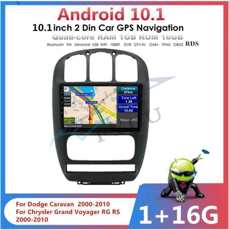 Car GPS Navi OBD RDS WiFi For 00-10 for Dodge for Chrysler 10.1 Android 10.1 Quad Core