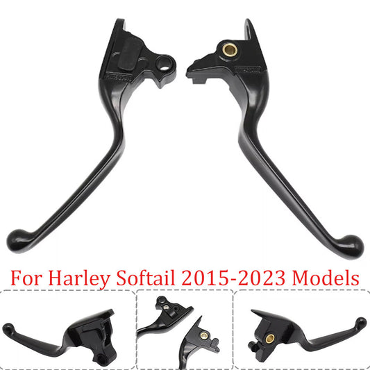 The black brake clutch lever is suitable for Harley Softail Breakout FXSB FXBR FXBRS 2015-2023. n