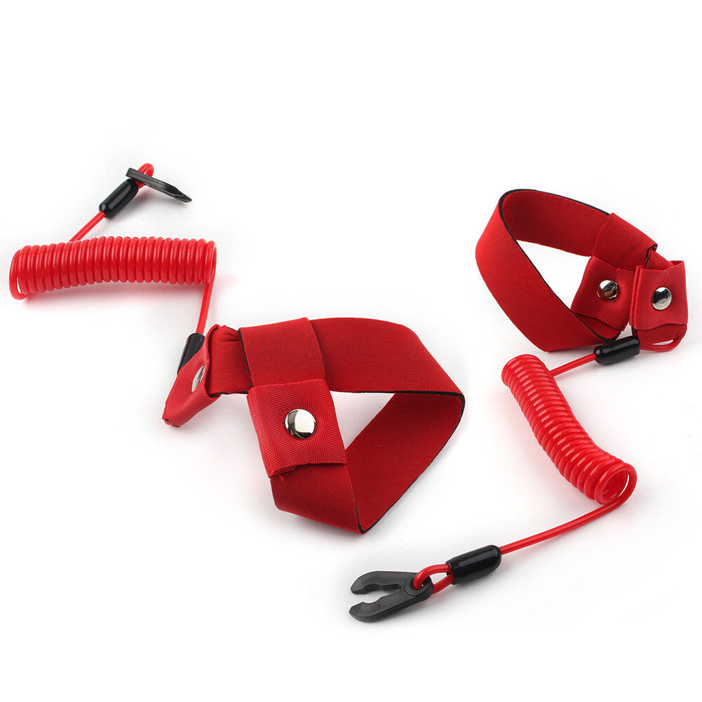 Stop Kill Key Floating Safety Wrist Lanyard Fit for Yamaha Jet Ski Wave Runner 2pcs Q