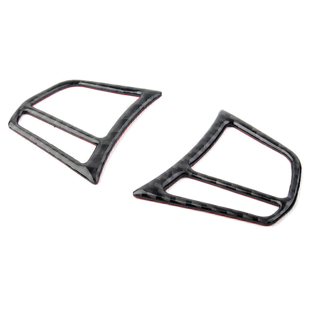 2x Steering Wheel Button Frame Cover Trim Sticker Fit for BMW F20 1 F21 2 F30 3 F32