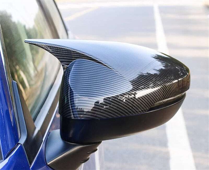 Carbon Fiber Style ABS Rearview Door Mirror Cover Fit for Honda for Civic 2022-2023