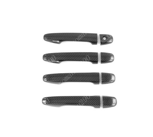 for Toyota for Sienna 2015-2020 Carbon Fiber Look Outer Door Handle Catch Cover Trim