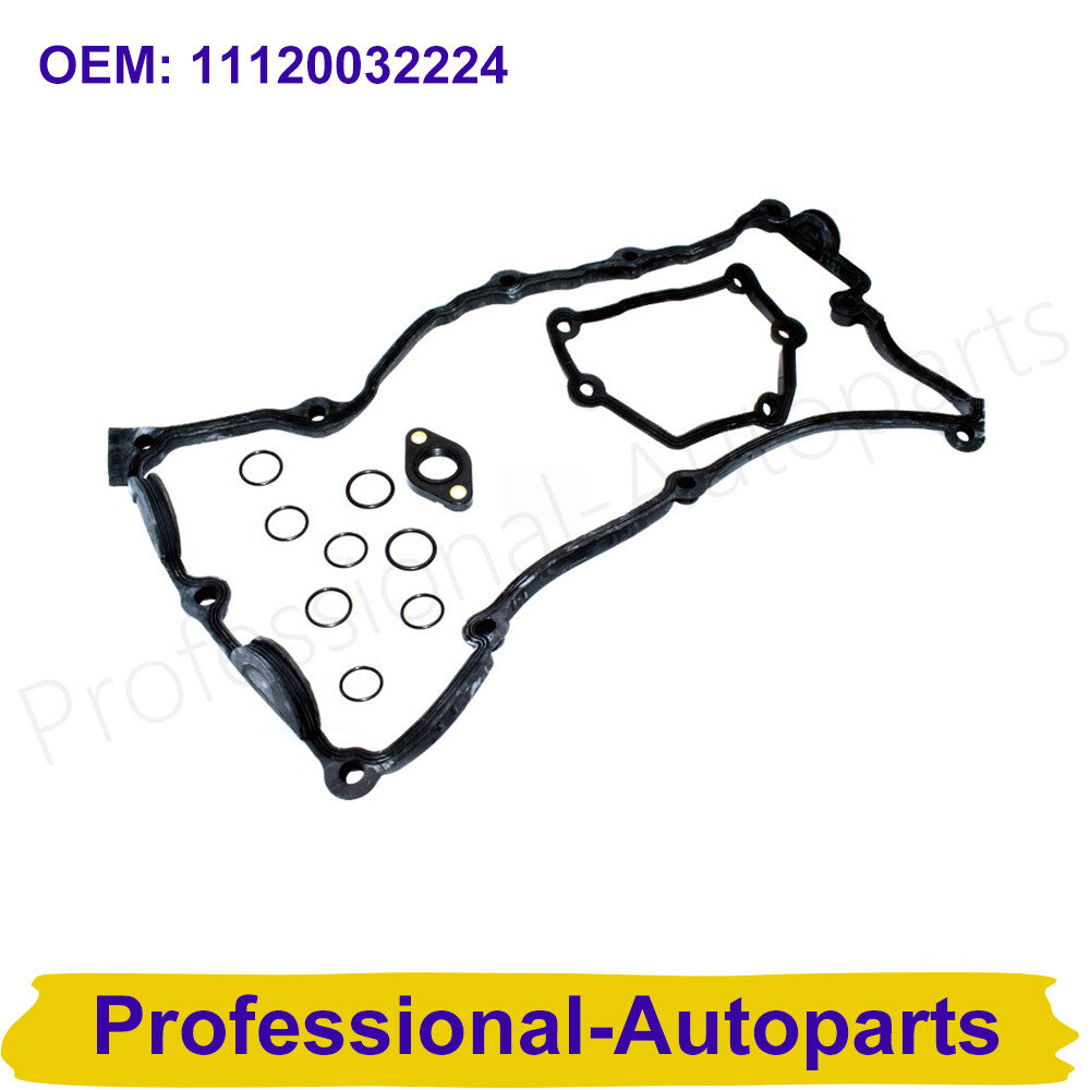 Flange Seal Cylinder Head Valve Gasket for BMW 1' E81 E82 E87 E88 E93 E60 N46 Q