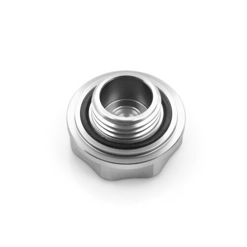 Silver JDM Engine Oil Filler Cap +Radiator Cap +Battery Tie Down Q
