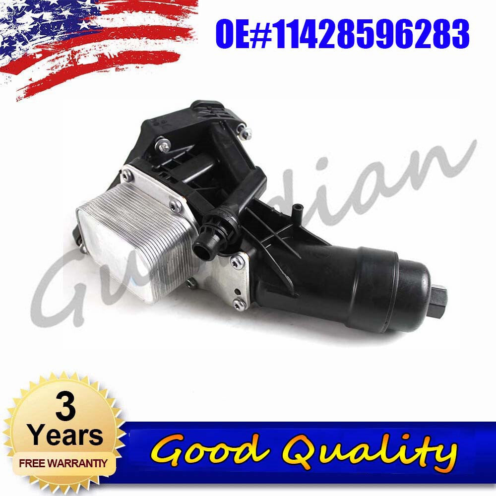 Engine oil cooler filter housing 11428596283, suitable for BMW 325i, 318i, 320i, 218i, 730Li.