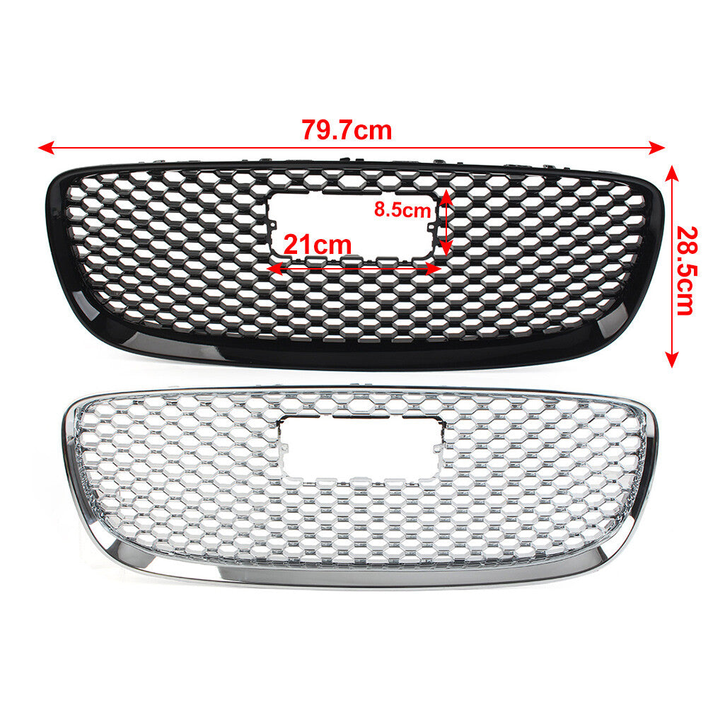 Front Bumper Air Intake Grille Square Hole Grille FIT for Jaguar XF 2016-19 T2H3983