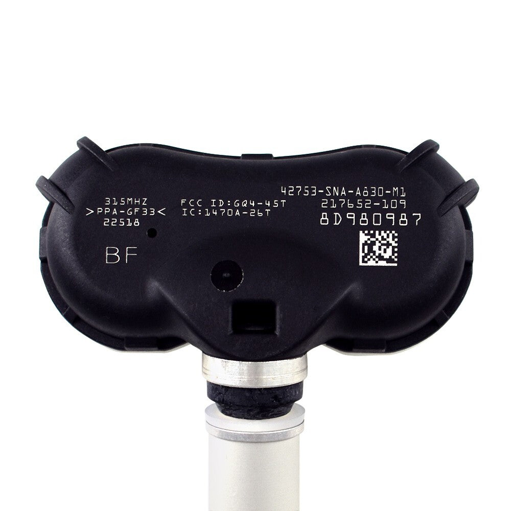 The new TPMS tire pressure sensor is suitable for Honda CRZ Odyssey 42753-SNA-A830-M1 315MHz.