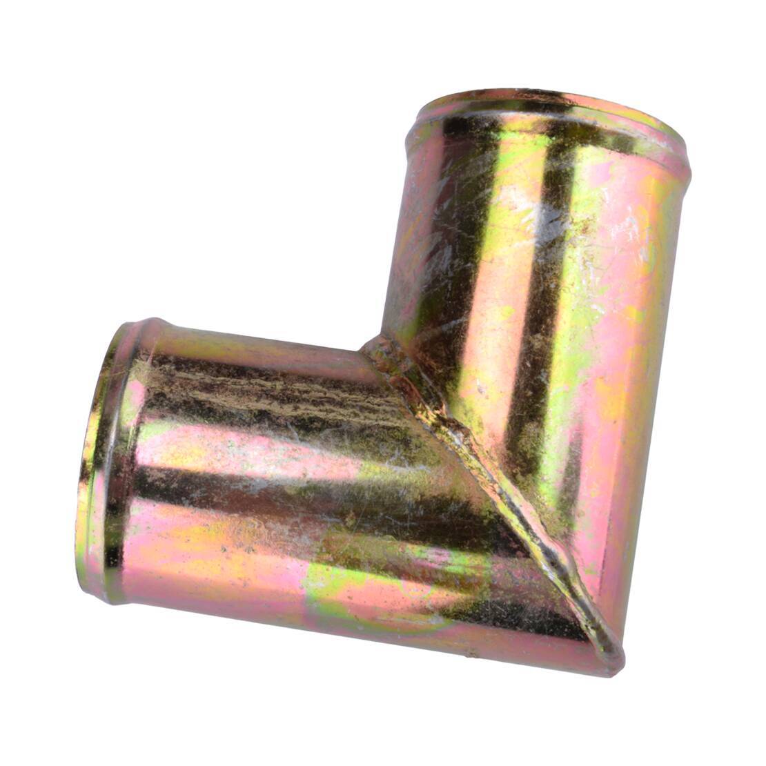 2x Aluminum 1-3/4 OD 90 Degree Radiator Coolant Connector Hose
