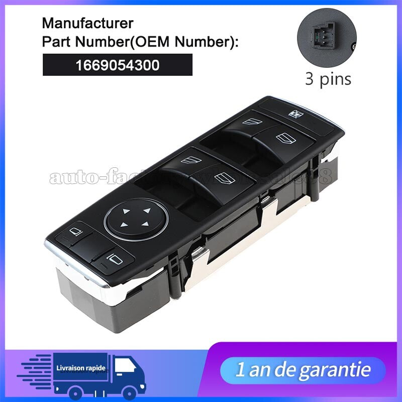 Lève-vitre Réglage des Rétroviseurs Pilote pour for Mercedes W176 W246 C117 W166 n