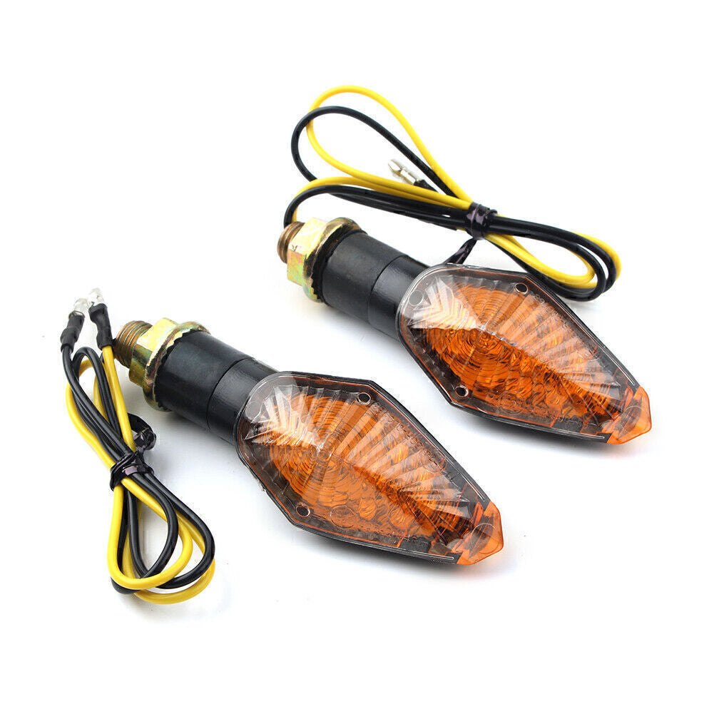 LED for Mini Amber Turn Signal Light Indicator Fit for Yamaha YZF-R1 R6 MT-07 MT-09 Q