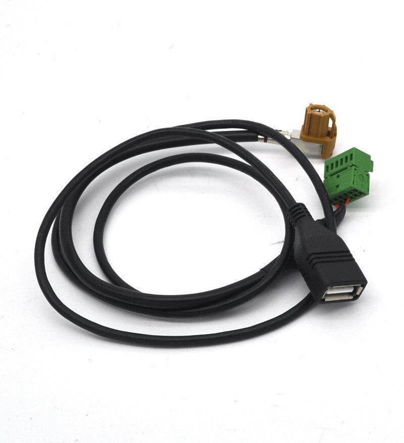 RETROFIT music usb mp3 socket cable adaptor for Audi A4 A5 A6 Q5 Q7 AMI 3G 3G+ v