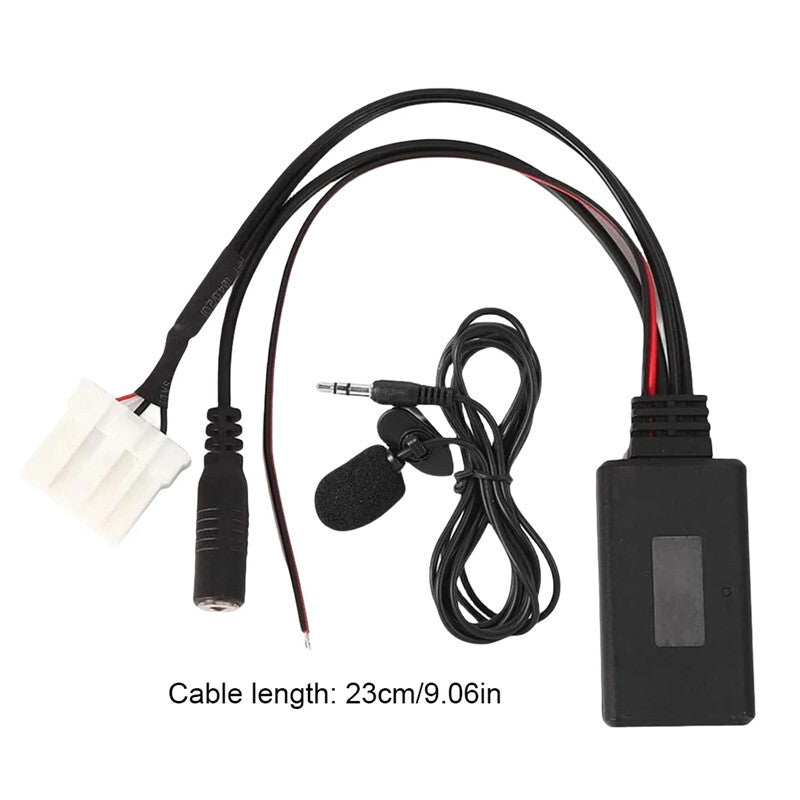 Car Radio Wireless Bluetooth Module Aux Adapter Music Audio Adapter for Mazda