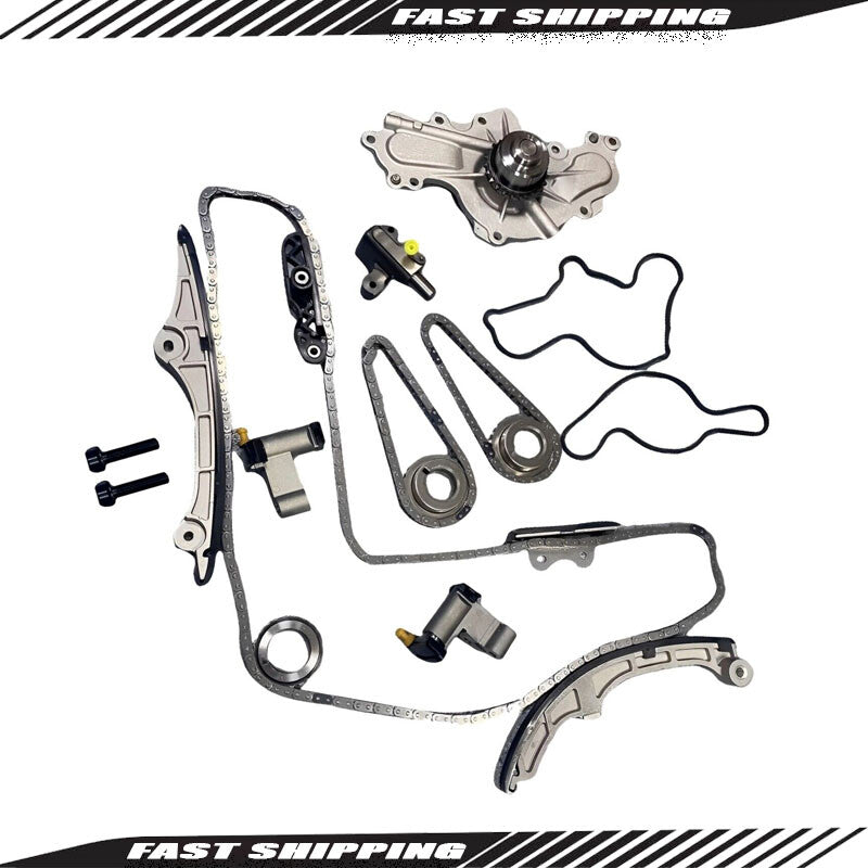 Timed chain kit  for ford  Edge Taurus for Lincoln Mkz 3.5 3.7L 2007 - 2010 water pump Q