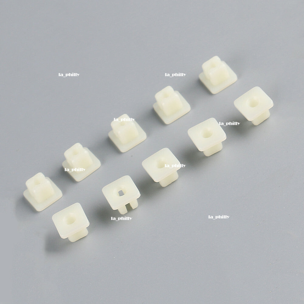 10x Front Fender Grommet Screw White Square Fits for Honda S2000 90682-SB0-003 Q