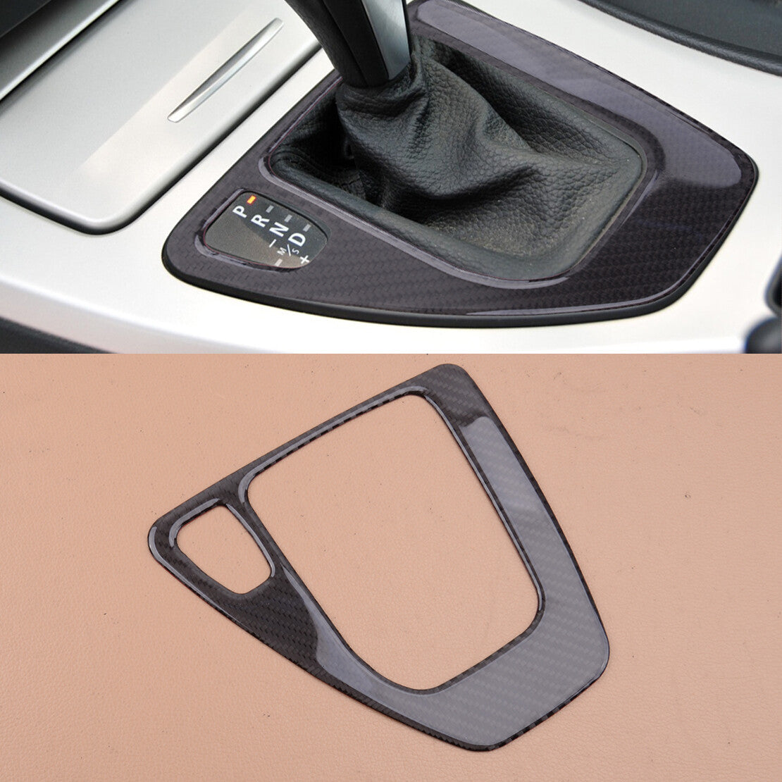 Carbon Fiber Inner Gear Shift Box Panel Cover Fit for 3 E90 E92 New v